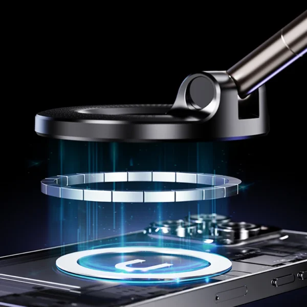 kf-S3cf9c036a706447a97e215f207202ed12 Magnetic Car Phone Holder Mount - 360° Rotation & Foldable Design, Super Strong Vacuum Suction for IPhone/Samsung/Huawei