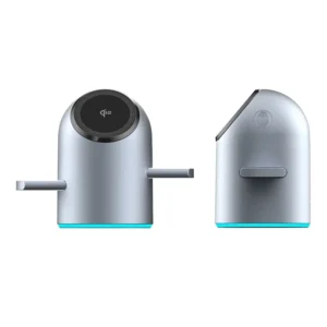 kf-S63d35bbbf10b4785ae2f0bb3057395dcP Qi2 15W 3-in-1 Auto-Rotating Magnetic Wireless Charger for IPhone 16/15/14 Pro Max & Apple Watch - Fast Charging Station