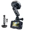 kf-S9debd755d1ed4362865ccdbd7a323042E Electric Suction Cup Camera Mount with 360° Ball Head Magic Arm, Three-Prong Claw Compatible with Various Sporting Cameras