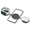 Travel Charger Foldable 3-in-1 Magnetic Wireless Charging for IPhone 16 15 14 13 12 Pro Max,for Apple Watch and AirPods