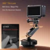kf-Sfaee5fadc837428fb607085c8a4cc43eN Electric Suction Cup Camera Mount with 360° Ball Head Magic Arm, Three-Prong Claw Compatible with Various Sporting Cameras